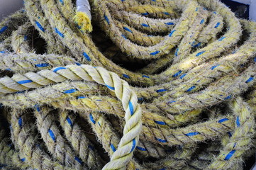 close up of a rope