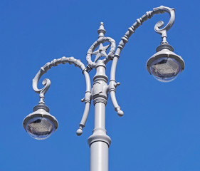 street lantern  on background sky