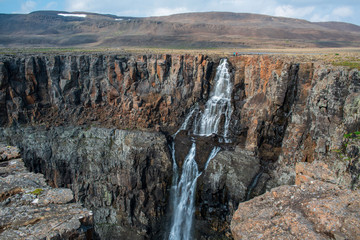 Travel to the Putorana plateau in Siberia in Russia in the summer