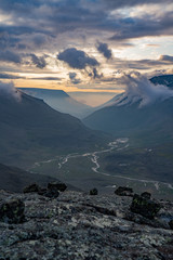 Travel to the Putorana plateau in Siberia in Russia in the summer