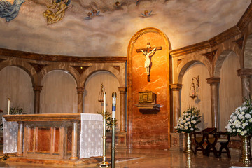 interior of the church of the holy sepulchre
