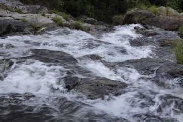 Khlong Nam Lai waterfall in Klong Lan national park at Kamphaeng Phet, Thailand