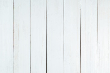 Obraz premium White wood texture background, wooden table top view.