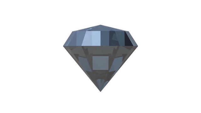 Diamond Black in 3D. Tapas. Stone. Jewellery