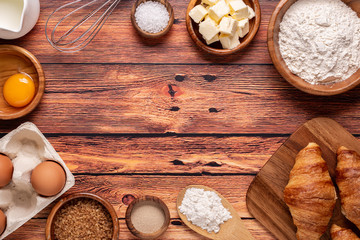 Bakery products -flour, dough, yeast, salt.