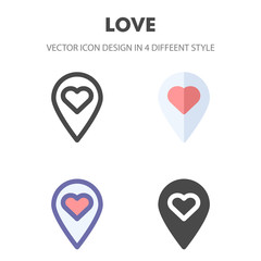 love icon. for your web site design, logo, app, UI. Vector graphics illustration and editable stroke. EPS 10.