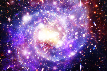 Marvelous galaxy, nebula and stars. The elements of this image furnished by NASA.