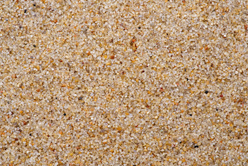 Texture. Calibrated Quartz Sand. Close-up.