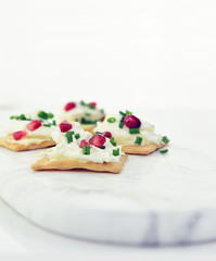 Fresh Dairy Cream Cheese Canapes