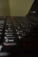 Keyboard backlight close up 