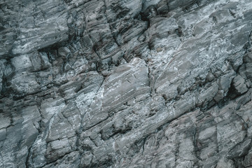 Rocks in the Punta Púlpito. Baja California Sur. Mexico. Volcano rocks. Beautiful cliff.