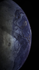 Bańka mydlana na ciemnym tle. Mnóstwo kolorow i magiczna tekstura powstała dzięki mocnemu oświetleniu. © ProBafoto