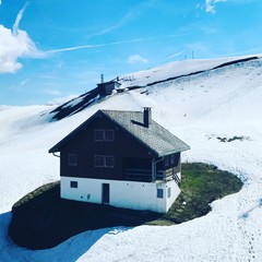 house in the mountains