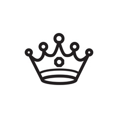 crown icon vector trendy design symbol template