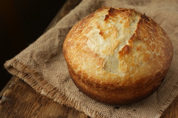 rustic sourdough bread, natural bread
