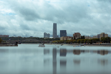 Fototapeta premium Moscow river view