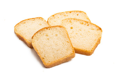 slices of bread Isolated