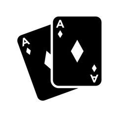 poker card icon design vector template