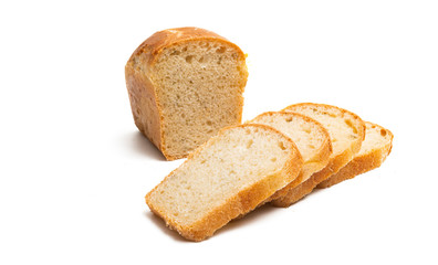 slices of bread Isolated