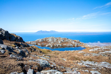 Mountain hike to Mofjellet in Northern Norway	