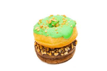 icing donuts isolated