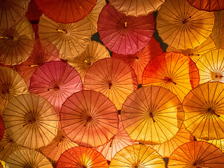 Obraz na płótnie Canvas Umbrellas