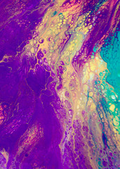 acrylic, paint, abstract. Closeup of the painting. Colorful abstract painting background. Highly-textured oil paint. High quality details. Marbling. Marble texture. Paint splash. Colorful fluid