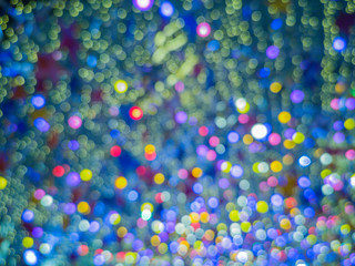 Colorful abstract bokeh lights  background.Multi color bokeh background.