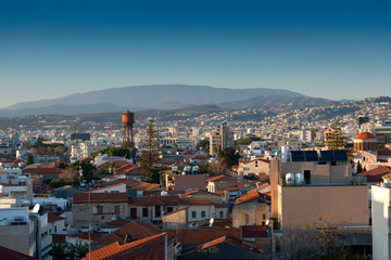 Fototapeta na wymiar Old city of Limassol from above. Cyprus