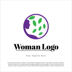 Logo Template Beauty woman