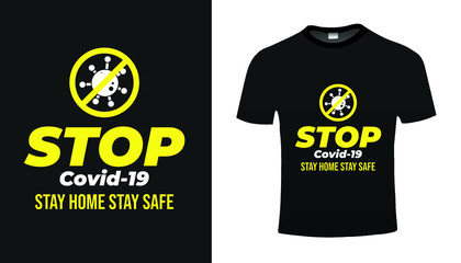 Stop coronavirus t-shirt