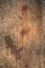 Dark worn rusty metal texture background.
