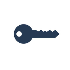 Security key icon. vector graphics
