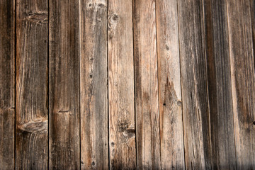Wood texture background, wood planks. vertical old boards