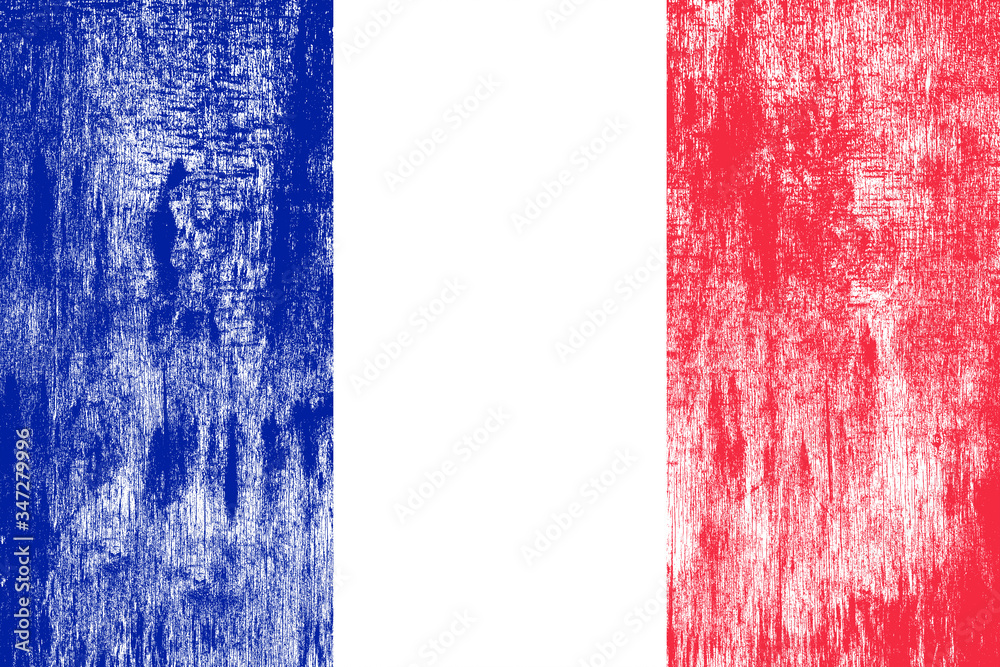 Canvas Prints  flag of france with texture. template for design