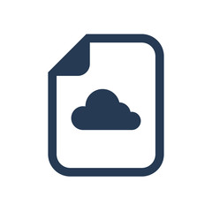 Cloud document icon