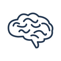 Brain icon vector graphic