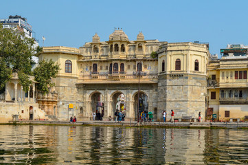 Naklejka premium Ganghore Ghat, Udaipur