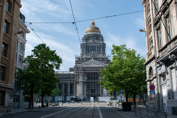 Palace of justice of Brussels at Poelaert square, Belgium