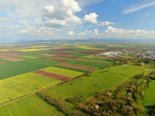 Fototapeta na wymiar Fields in Romania