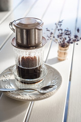 Making alternative vietnamese coffee