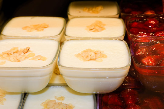 Zerde is a Turkish dessert, a sort of sweet pudding from rice that is colored yellow with saffron.