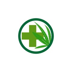 canabis leaf logo