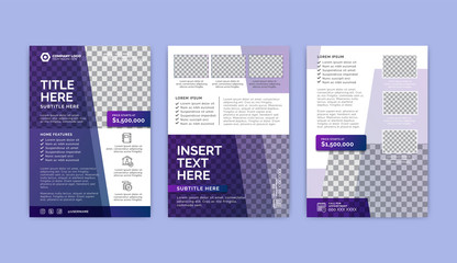 Flyer Template Layout Design. Modern business design. Corporate Business Flyer, Report, Catalog, Magazine Mockup.
