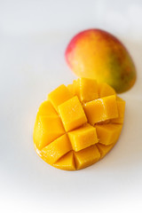 Delicious Red and Yellow Mango, juicy and sweet