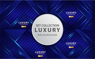luxury premium blue vector background banner design,can be used in cover design, poster, flyer, book design