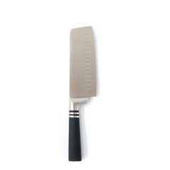 chef's kitchen knife isolated on white background, included clipping path, Cutting sharp knife.
