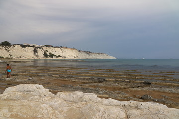 paysage de sicile realmonte agrigente  italie