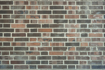 Urban architecture, old red brick wall background