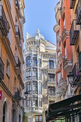 Naklejka premium Madrid street